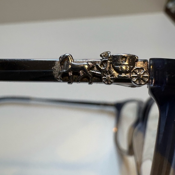 Coach Eyeglasses Frames HC 6110 / 5489 (Denim Taupe Glitter Gradient) 52•16•140 - Picture 8 of 14